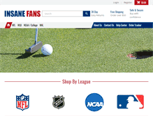 Tablet Screenshot of insanefans.com
